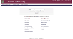 Desktop Screenshot of catalog.socialaw.com