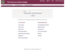 Tablet Screenshot of catalog.socialaw.com